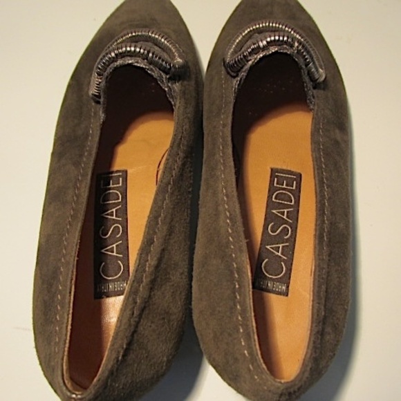 CasaDei Vintage Embellished Loafers, Size 6 - Picture 6 of 8